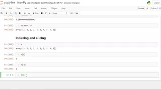 Python NumPy - part 2