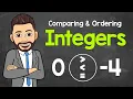 How to Compare and Order Integers Positives Negatives Math with Mr J