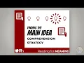 How to analyze and find the BEST Main Idea in an Informational Text Reading Comprehension Strategy