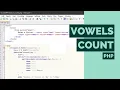 Vowels Count in PHP Count the Vowels of a given String using HTML Form and PHP