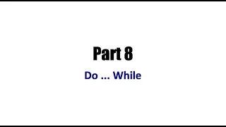 Learn Java Tutorial for Beginners Part 8 Do While Loops Do while loop in Java Looping