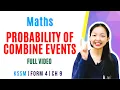 KSSM Form 4 Maths Chapter 9 Probability of Combine Events