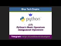Python Assignment Operators