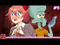 SAYORI vs SQUIDWARD Doki Doki vs Spongebob Mega Hyper Rap Battles