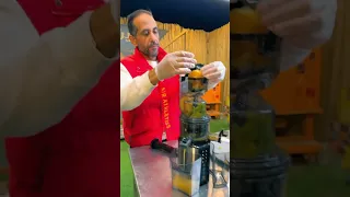 عصير بدون سكر بدون مويه بدون ثلج العصاره من اديسون السيف غاليري روعه          دندنها