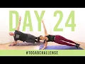 Day 24 100 Side Plank Dippers w Buff Dude