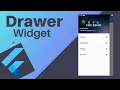 Flutter Drawer Widget Flutter Design Tutorial