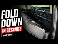 How To Fold Down Your Rear Seat Ram 1500