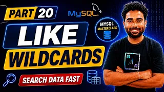MySQL Like Operator Wildcards Explained with Examples Pattern Matching in SQL MySQL Tutorial