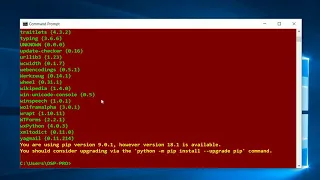 how to install MySQLdb for python in cmd or command prompt using pip install