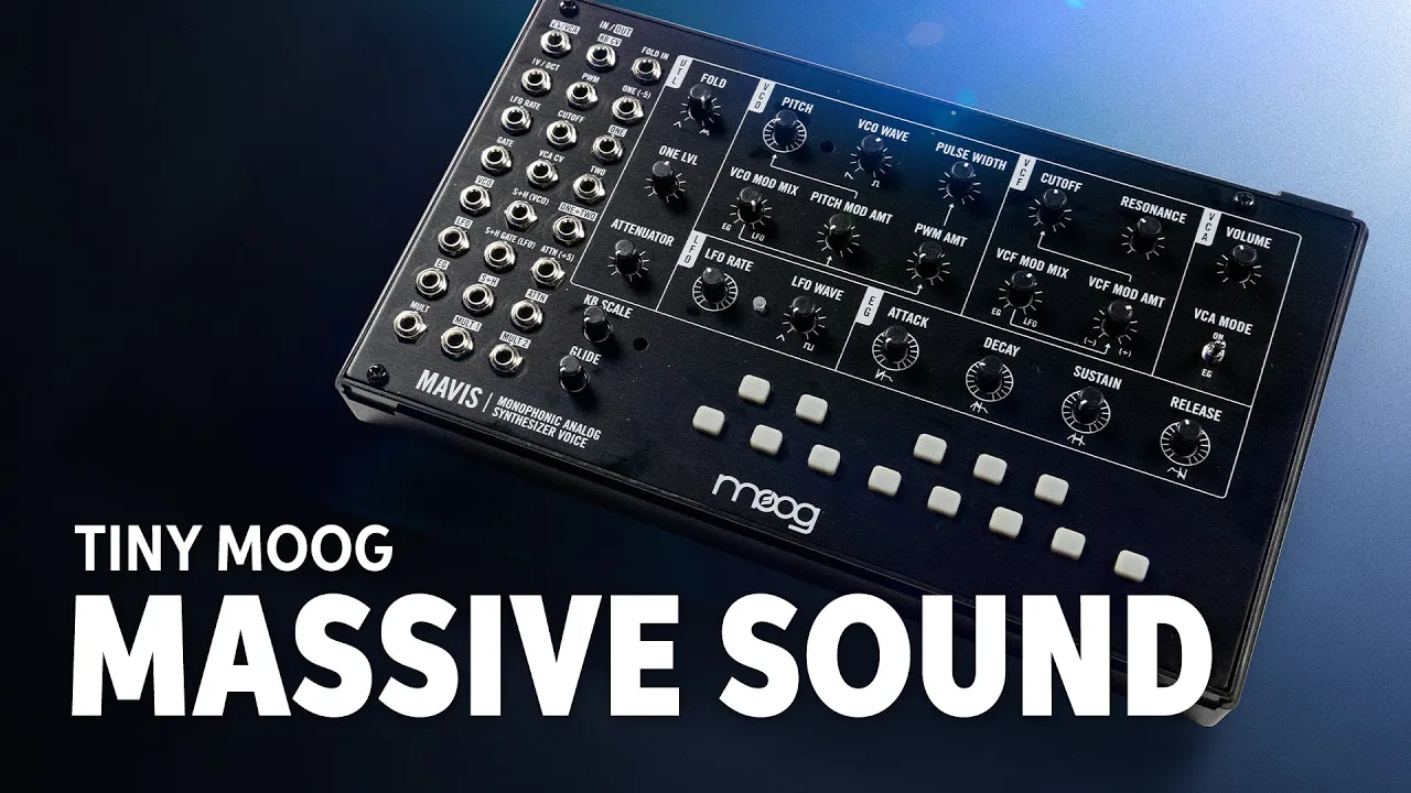 Moog Mavis Semi-modular Analog Synthesizer Kit Demo — Daniel Fisher