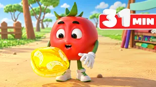🍅 Pomidor Do'ppi | Sehr-jodu | To'plam | Bolalar uchun multfilm