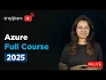 Microsoft Azure Full Course 2026 Azure Tutorial for Beginners Azure Training Simplilearn