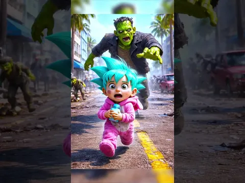 Goku Escapa de los Zombis 😱