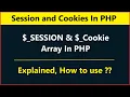 How to use Sessions and Cookies in PHP CSEtutorials
