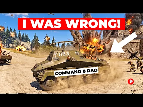 OK The Command 8 Rad Is Actually Pretty Good! - 4vs4 - Afrikakorps - Company of Heroes 3