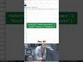How to use Switch function in excel