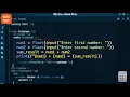 Python for Beginners Build a Simple Calculator with Variables