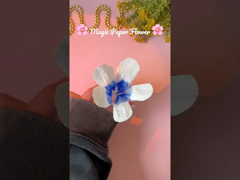 Magic Paper Flower Tutorial 😍🌸 #shorts #papercraft #craft #magic #goviral