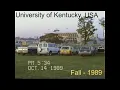 Back in Time University of Kentucky USA - 1989 Part 3