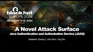 A Novel Attack Surface Java Authentication and Authorization Service JAAS