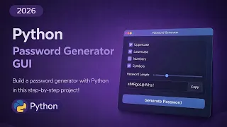 Build a Password Generator in Python GUI Project Using Tkinter Fast Code