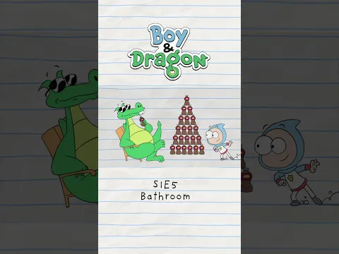 Bathroom - S1E05 🚽 Full Episode (Animation Meme) #boyanddragon #shorts