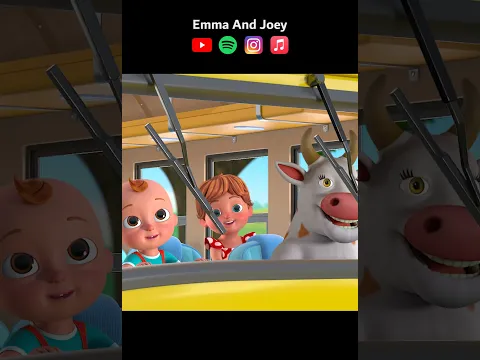 Can You Hear The Bus Horn? 🚌🎶 #nurseryrhymes #preschool