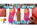 How To Draw Starfire From Teen Titans Go