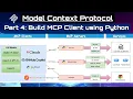 MCP Build Python MCP Client using mcp - use