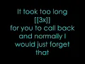 The Potential Break Up Song- Aly and AJ w/ lyrics