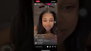 Curlyyred twerk on Instagram live