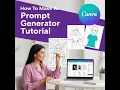 How To Make A Prompt Generator In Canva AI For Adult Coloring Pages
