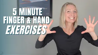 5 Minute Finger And Hand Stiffness Exercise Routine For Both Hands No Equipment Required 