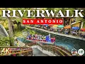 Immersive Sunset River Walk San Antonio TX POV 4K Walking Tour