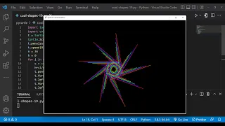 Python Turtle Graphics - 29 Cool Shape Drawing Python Turtle Coding Learnonpy