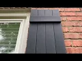 Vinyl Shutter With Hidden Fasteners