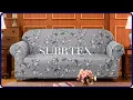 How to install 1 Piece Printed Spandex Sofa Slipcover by Subrtex