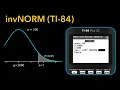 TI-84 invNorm Find z-Scores From Percentile or Probabilities