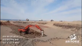 مشروع  مفيض باريس  الزراعي  بنظام التمليك المباشر  وري بحاري غمر  لأول مرة في الوادي الجديد  دندنها