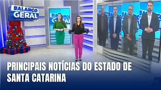 Principais notícias do estado são destaque no Balanço Geral SC