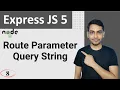 Route Parameter and Query String in Express JS 5 Hindi