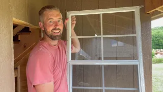 Overview and Installation of New 24x36 Shed Window from Shed Windows More