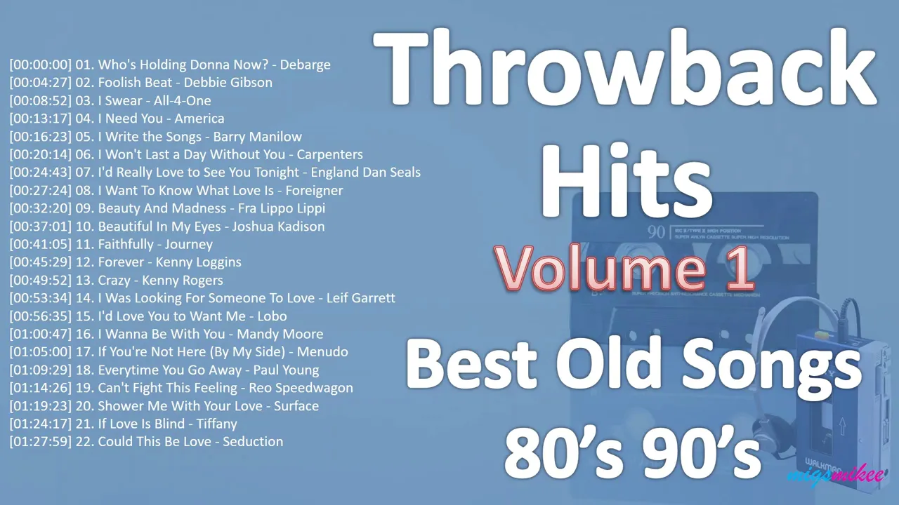 Throwback Hits - Best Old Songs 80's 90's - Volume 1