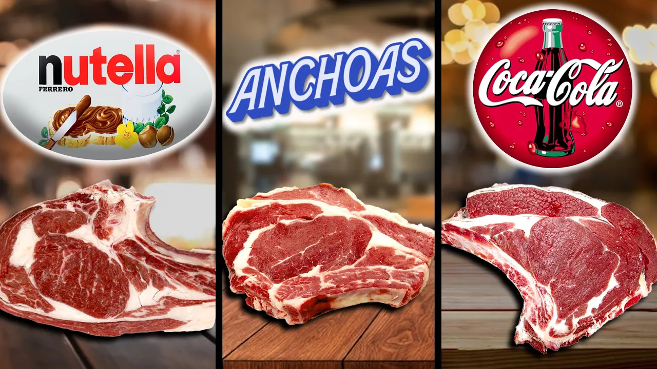 Carne + Nutella? Cocino 5 CHULETAS con mezclas raras. Estar Bueno?  