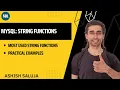 MySQL String Functions Practical Examples - Hindi