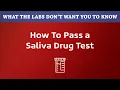 How To Pass Saliva Drug Test