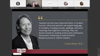 NCDPI LETRS Kickoff Webinar