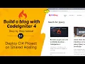Deploy CodeIgniter 4 Blog on Shared Hosting cPanel