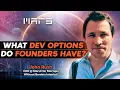 Development options for startup Founders Custom code VS Low Code VS No Code